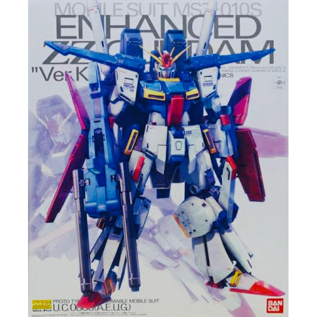 MG PREMUIM BANDAI Enhanced ZZ Gundam ver ka