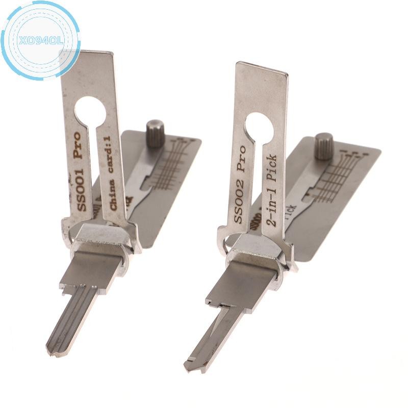 Xo94ol 2 In 1 Lock Key Precision Hook และเลือกชุด O-Ring Pick-up ชุดบํารุงรักษาซ่อมเครื่องมือรถปลดล็อควิศวกรรม SS001 SS002 TH