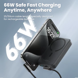 25 ซม./50 ซม.สั้น USB Charger สาย 90 ข้อศอก USB Type C สาย PD 66W 6A Fast สายชาร์จสําหรับ Power Bank Samsung
