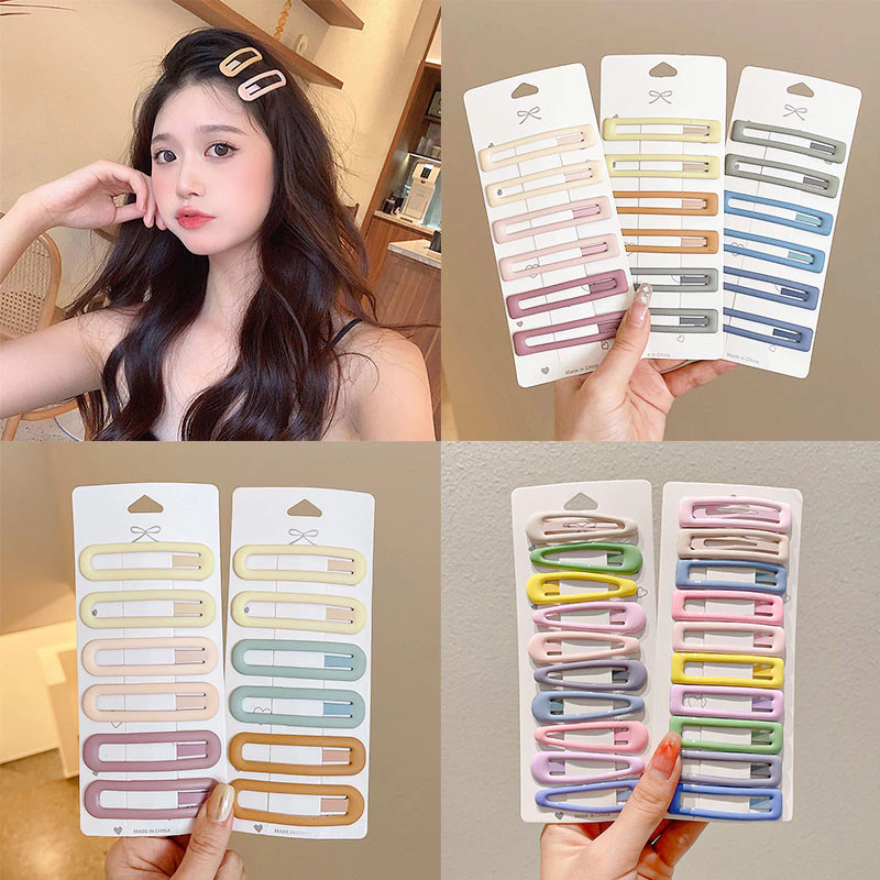 ชุด 20 แฟชั่นเกาหลี โดปามีน กิ๊บติดผมคลิปหน้าม้าด้านข้างของผู้หญิง Bb คลิปเครื่องประดับผม