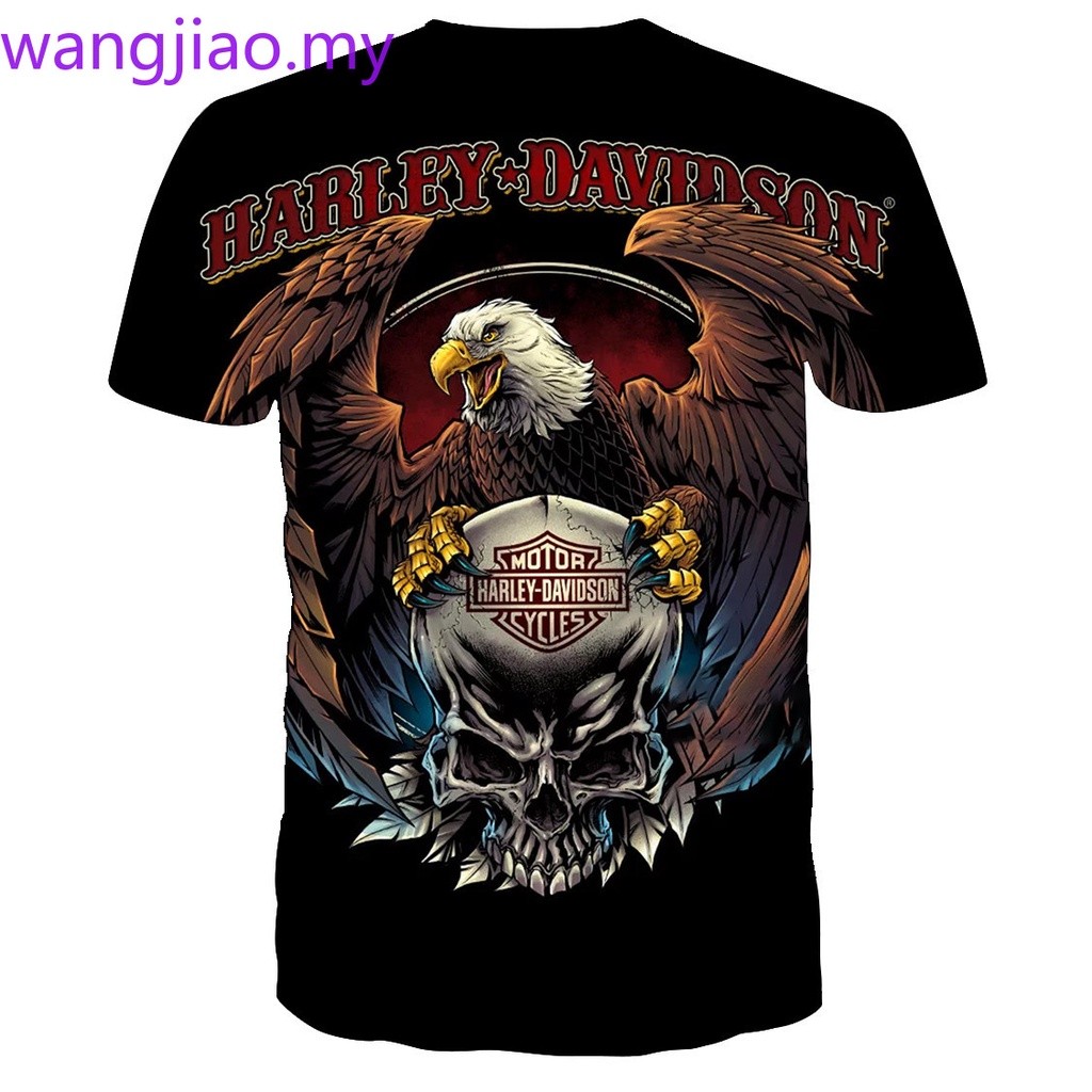ผู้ชายs เสื้อยืด Full Body 3d พิมพ์ O-คอ Tshirt แฟชั่น Eagle เสื้อยืดลําลองเสื้อแขนสั้น ราคา ถูกที่สุด ดีลบีเคเค แกลเลอรีภาพที่ 2