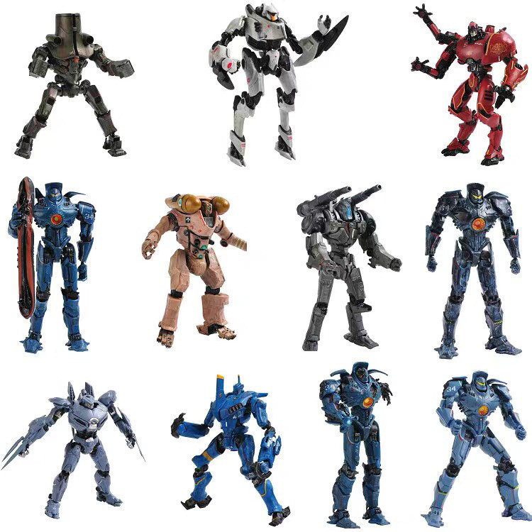 Neca Pacific Rim Mech รุ่นอันตราย Gipsy Avenger Crimson Typhoon 7 นิ้วเคลื่อนย้ายได้คู่มือรุ่น