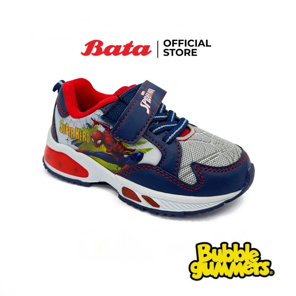 Bata Disney รองเท้าผ้าใบ (สนีคเคอร์)เด็กชาย หลากสีสรร รุ่น Spiderman - 1419033