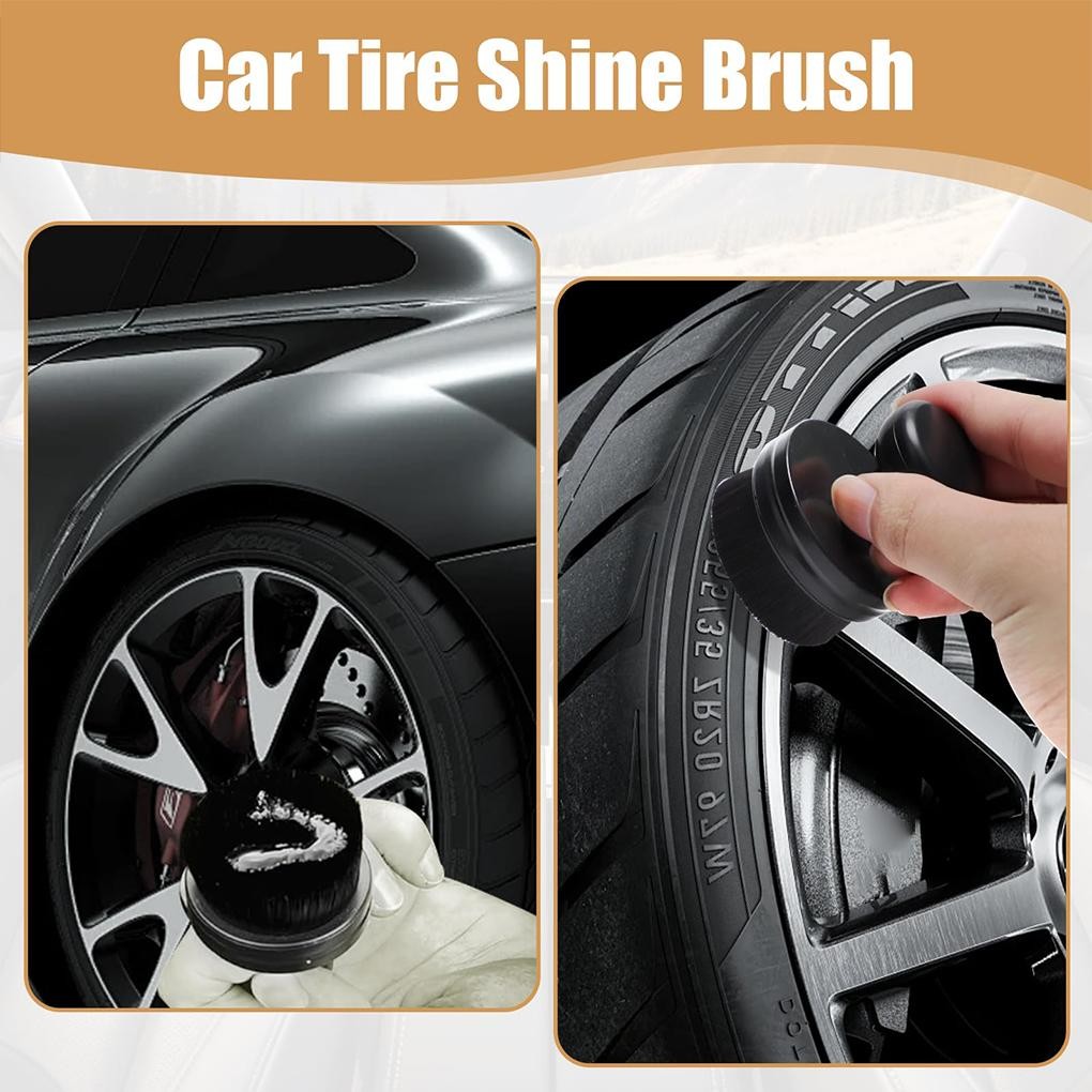 2 แพ็ค/ล็อต Soft Tyre Shine Applicator นํากลับมาใช้ใหม่และล้างทําความสะอาดได้สําหรับรายละเอียดอัตโนม
