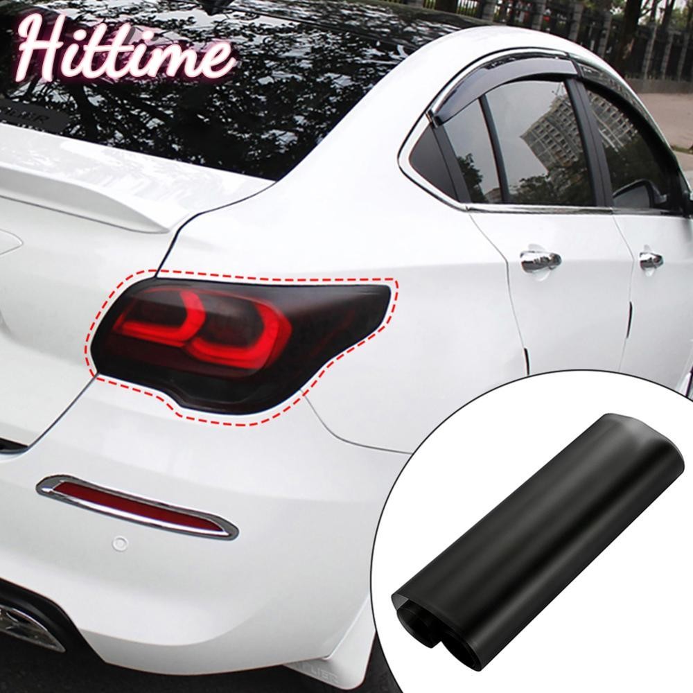Hittime 30x150 ซม.ไฟหน้ารถหมอก Tint Matte ฟิล์มสีดํา PVC Auto รถโคมไฟฟิล์มสติกเกอร์ตกแต่งสําหรับรถยนต์ฟิล์ม I9M4