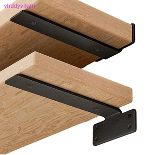 Vhdd 1 ชุด Heavy Duty ชั้นวางเหล็กหล่อ s ชั้นวางลอย s 4 มม.หนาที่มองไม่เห็น L s สําหรับชั้นวางสนับสนุน TH