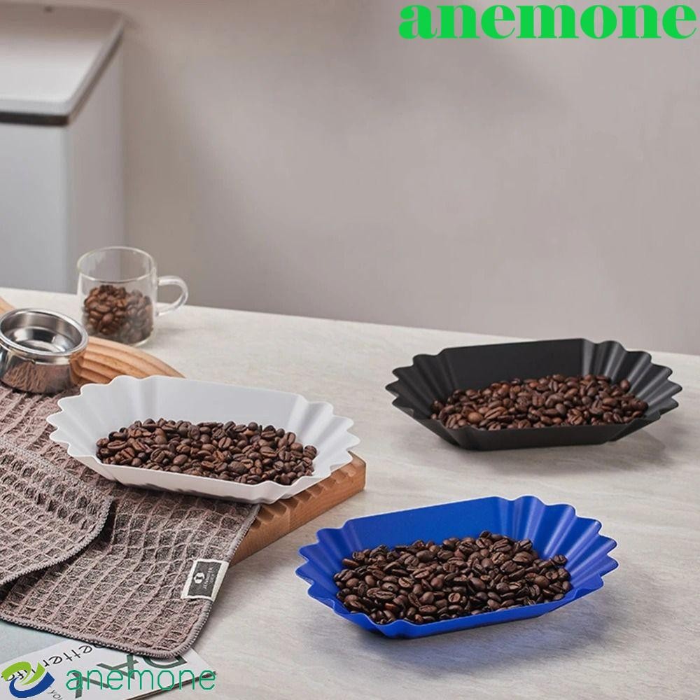ถาดตัวอย่าง ANEMONE ถาด, 22.3x13x3.5 ซม.ถาดเมล็ดกาแฟรูปไข่,เมล็ดกาแฟครัวเครื่องมือนํามาใช้ใหม่พลาสติกประหยัดพื้นที่ถาดขนมเสิร์ฟกาแฟถั่วแสดง