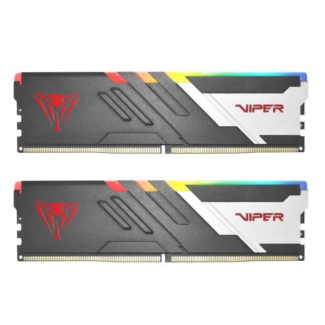 32GB (16GBx2) DDR5 7200MHz RAM PATRIOT VIPER VENOM RGB DDR5 (INTEL XMP) (PVVR532G720C34K)