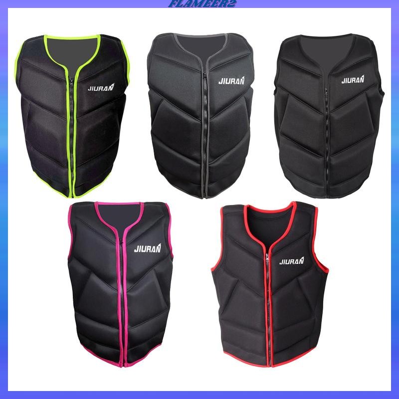 [Flameer2] Universal Adult Jacket Ski Buoyancy Aid Swim Vest Boating Lifejacket