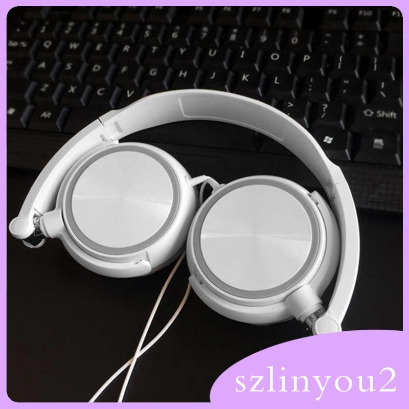 [ซลินยู2] หูฟังเบสแบบพับได้แบบออนเอียร์พร้อมอินเทอร์เฟซ 3.5 มม. เข้ากันได้กับสมาร์ทโฟนคอมพิวเตอร์เดสก์ท็อปและแล็ปท็อ