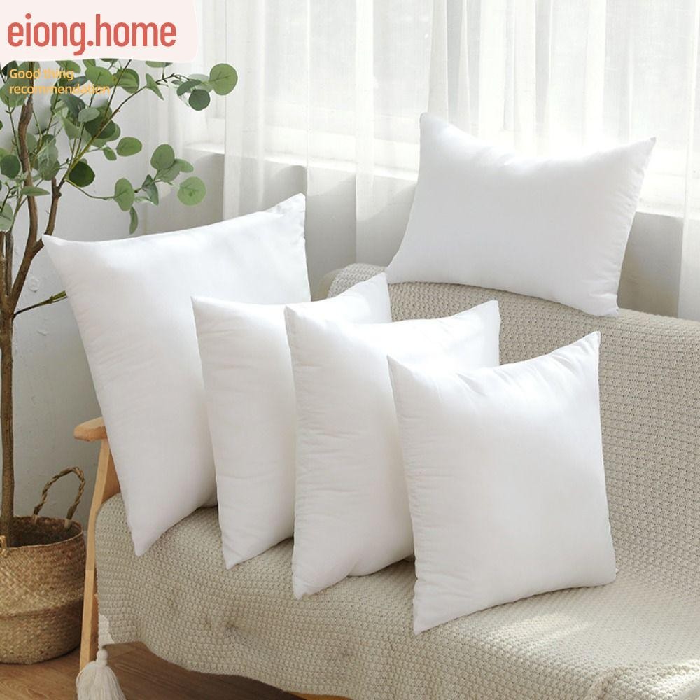 Eiong8686 หมอน Stuffer,ผ้าฝ้ายเบาะสแควร์โยนหมอนแทรก,นุ่มตกแต่งหมอน Core โซฟา