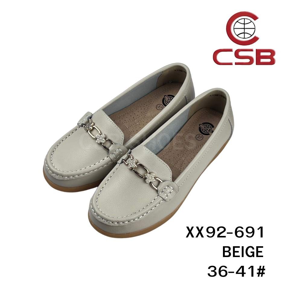 CSB รุ่น XX92-691 รองเท้าแฟชั่นผู้หญิง  ด้านหน้าติดอะไหล่เงินตกแต่งด้วยคริสตัส ราคา ถูกที่สุด ดีลบีเคเค แกลเลอรีภาพที่ 5
