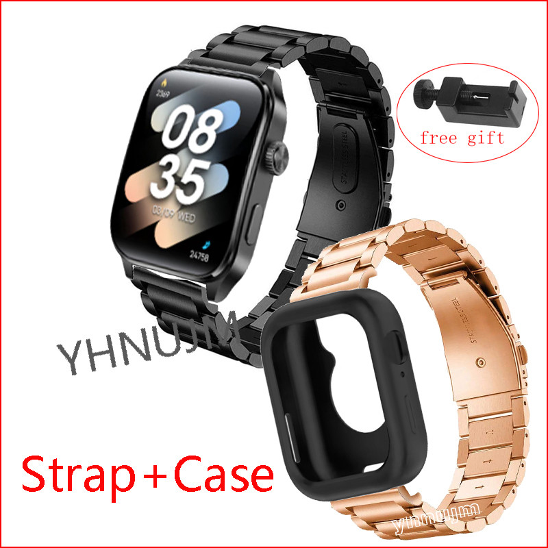 เคส Aolon Curve 3 ultra Smart Watch Strap สายสแตนเลสสําหรับ Aolon Curve3 ultra Case cover ปกป้องหน้า