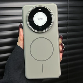 สําหรับ Honor X9D X9C X9A X9B X8C X7D X6C X5C Plus X9C Smart เคสโทรศัพท์แม่เหล็กเคลือบด้านบางเฉียบสีทึบกันกระแทกซิลิโคนแข็งปก