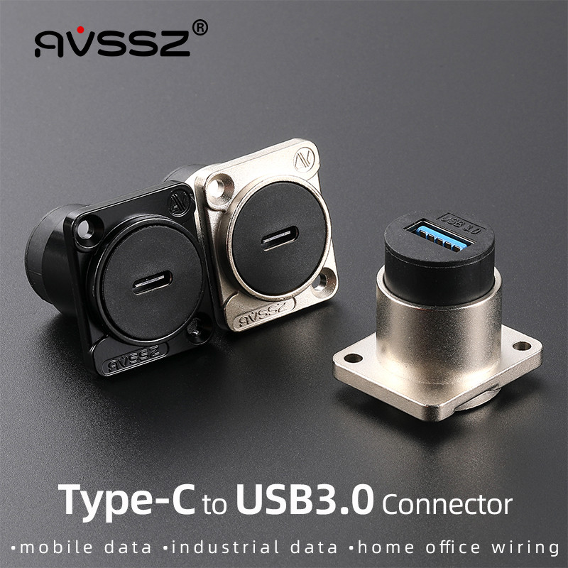 AVSSZ USB 3.0 2.0 อะแดปเตอร์ A ถึง B, B ถึงชายหญิง ATYPE-USB3.0-B ATYPE-USB3.0-W Converter Connector