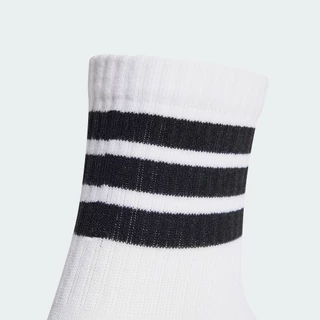 adidas ไลฟ์สไตล์ ถุงเท้าแต่งผ้าริบสามคู่สำหรับเด็ก เด็ก สีขาว JD1349