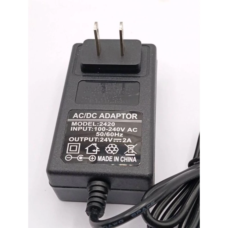 24v2a อะแดปเตอร์ 24V 2A แจ็ค 5.5x2.5, 2.1มม ส่งของทุกวัน