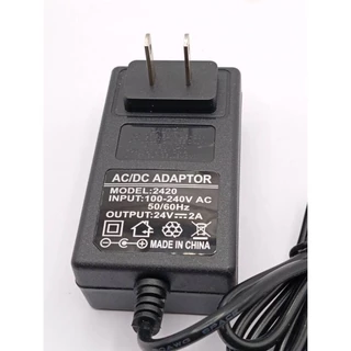 24v2a อะแดปเตอร์ 24V 2A แจ็ค 5.5x2.5, 2.1มม ส่งของทุกวัน