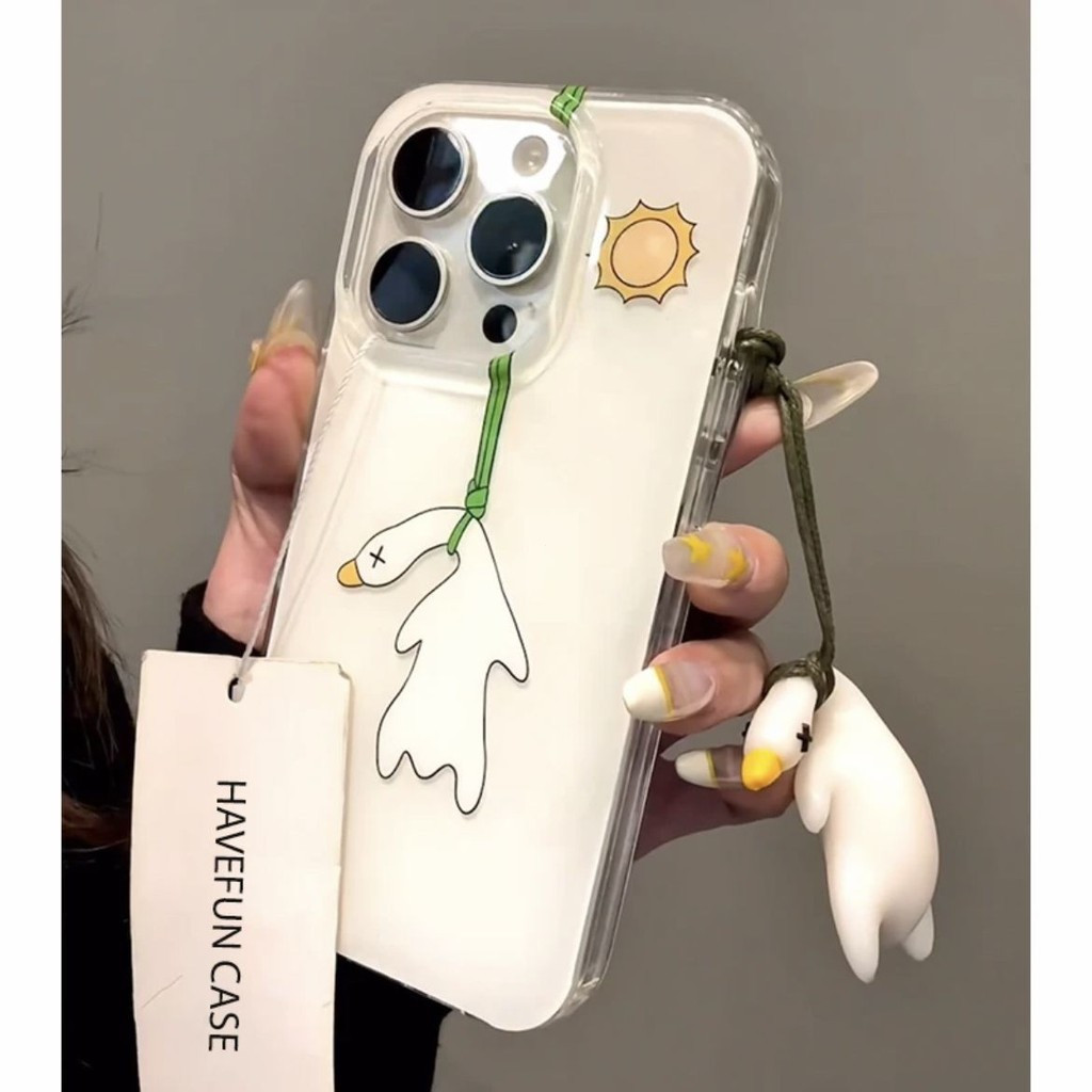 SAMSUNG Cheerful Roast Duck Shell IMDเคสโทรศัพท์สองชั้นสําหรับSamsung A15 A13 A14 A50 A06 A72 A54 A1