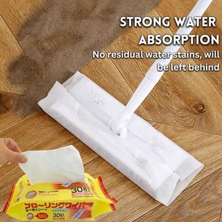 Penyapu Mop Tisu Pakai Buang Wiper Wet Dry Tissue Wipes Kertas Pengelap Floor Cleaning Lantai Magik Lap