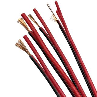 [ 10 เมตร ] SSF-SF-RB สายไฟคู่ดำแดง SSF ลวด CCAM สายดำแดง Twin Cable ทองแดงผสม เอสเอสเอฟ สายลำโพงดำแดง สายลำโพง ลวดแม...