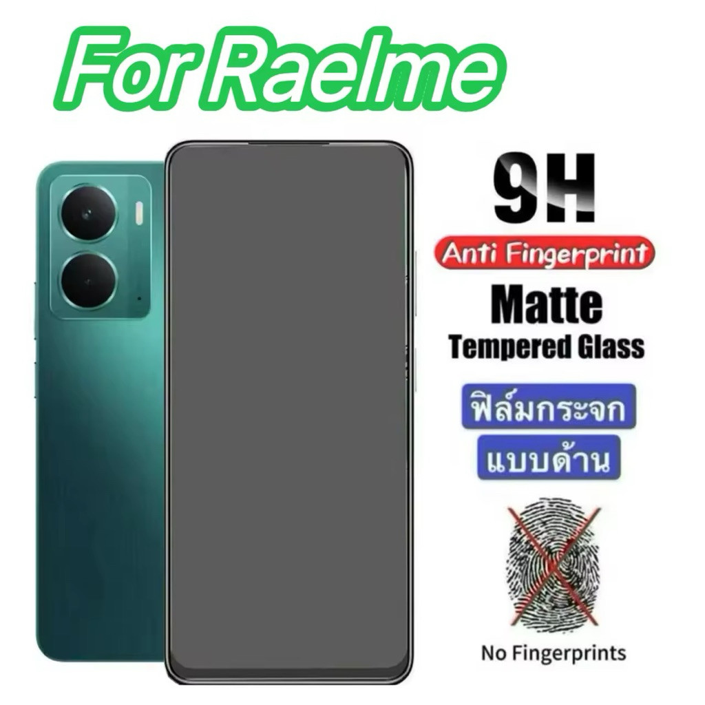 ฟิล์มด้านกระจกเต็มจอ สำหรับ Realme P3 P3Ultra C71 C75 C75X 14 5G 14X 14T Note60/60X C55 C53 C61 C63 