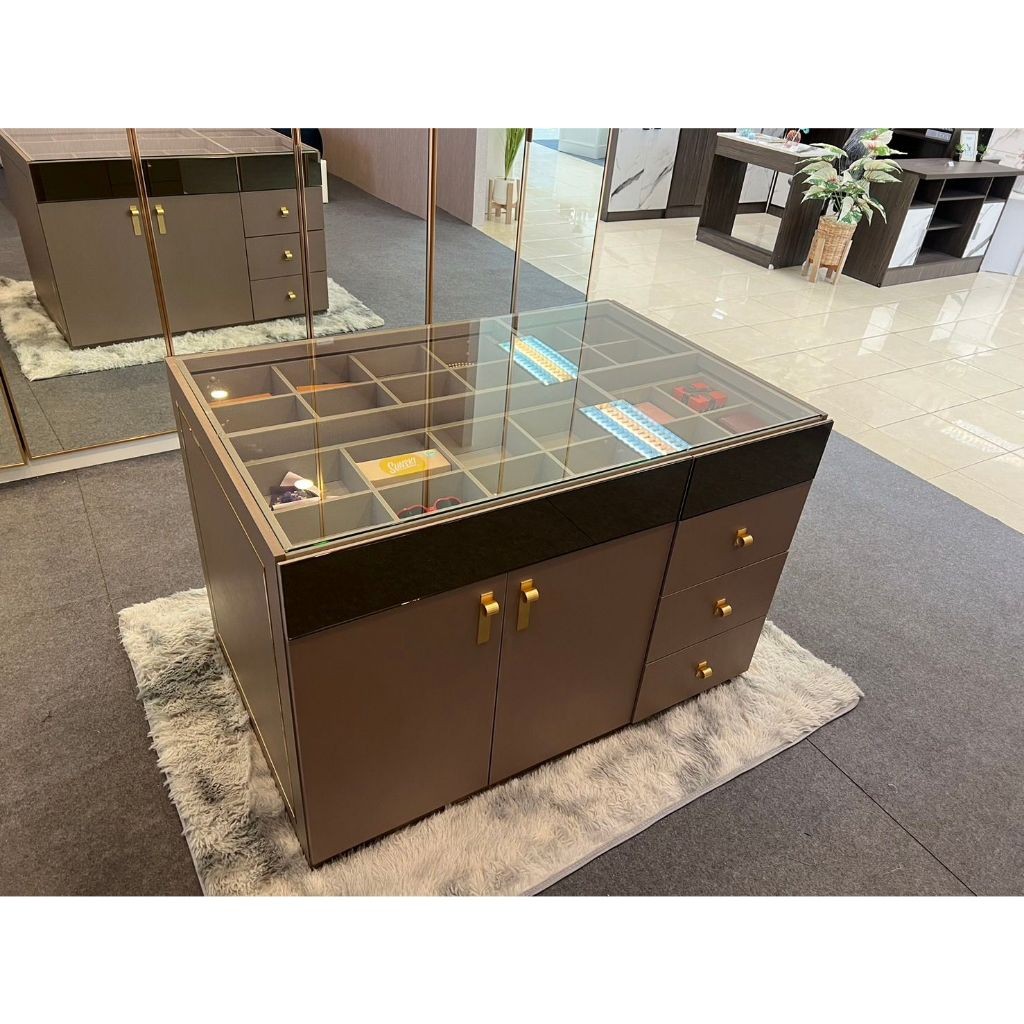 เคาน์เตอร์กลางห้องแต่งตัว หรือ ตู้ island ไม้E1 สวยมาก