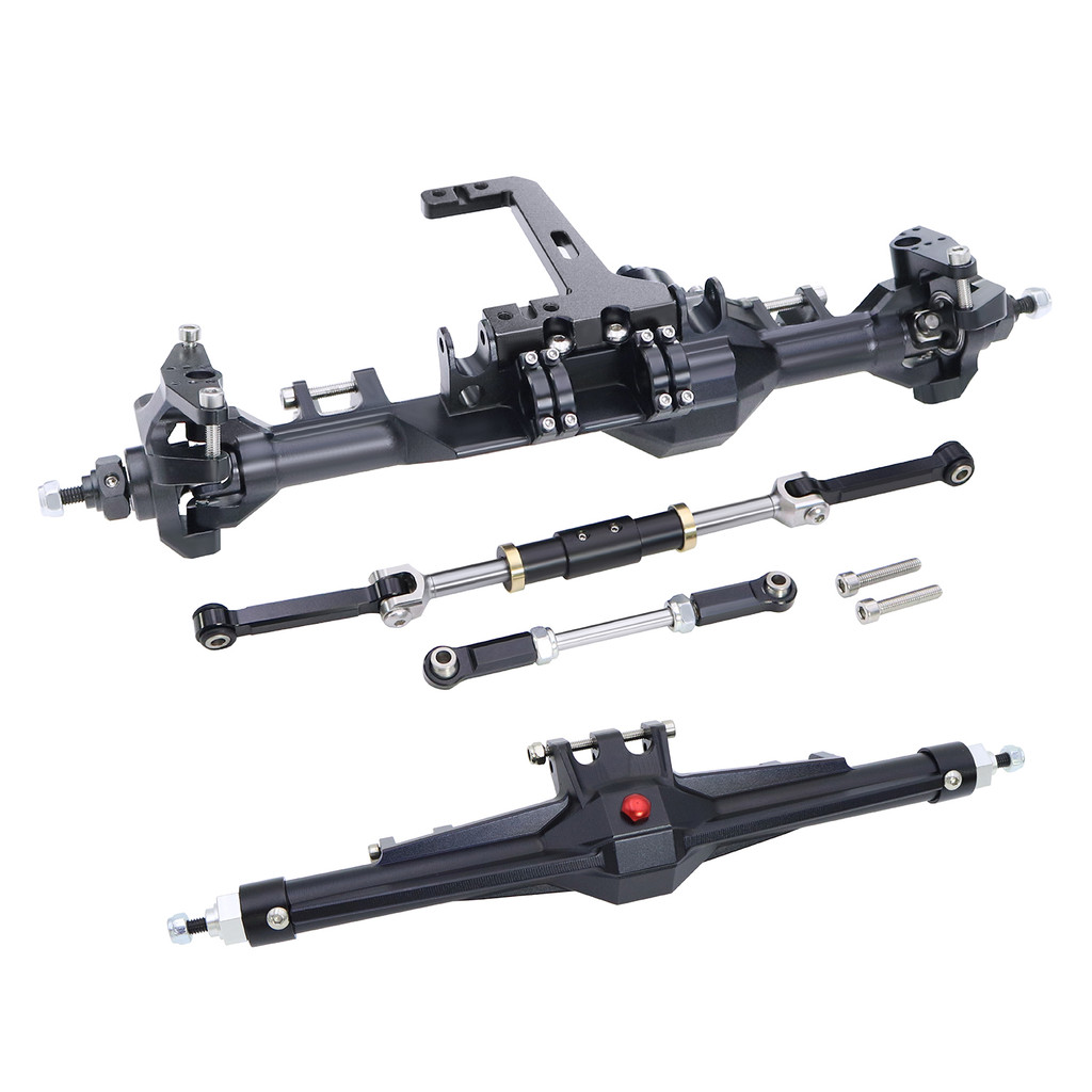 H10 CNC อลูมิเนียมด้านหน้าด้านหลังเพลาตรงชุดเพลาสําหรับ 1/10 RC Crawler รถ Vanquish H10 Optic อะไหล่