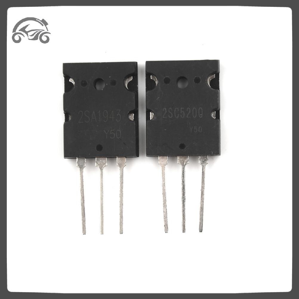 [8C11] ใหม่ 1 กระเป๋า OR 2 ทรานซิสเตอร์ TO-3PL 2SA1943-O 2SC5200-O 2SA1943 2SC5200 A1943 C5200 [8C]