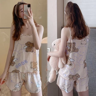 💗Sexy Love💗สไตล์เจ้าหญิงดอกไม้ สไตล์ใหม่ ชุดสลิง ชุดนอน เสื้อผ้าที่บ้าน น่ารัก หลากหลายสไตล์