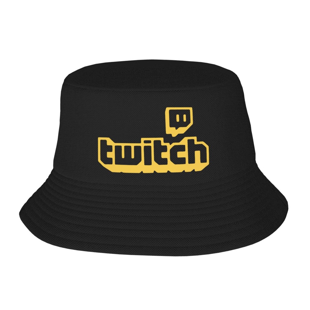 Twitch Tv Purple Gaming Top หมวกชาวประมงหมวกถัง