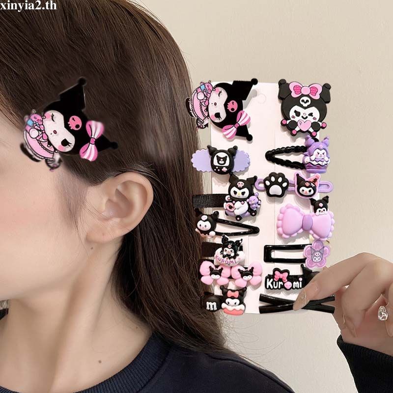 XINYIA2.thLittle Girl BB Clip Set Children Sweet Hairpin Cute Kuromi Hair Clip ราคา ถูกที่สุด ดีลบีเคเค แกลเลอรีภาพที่ 8