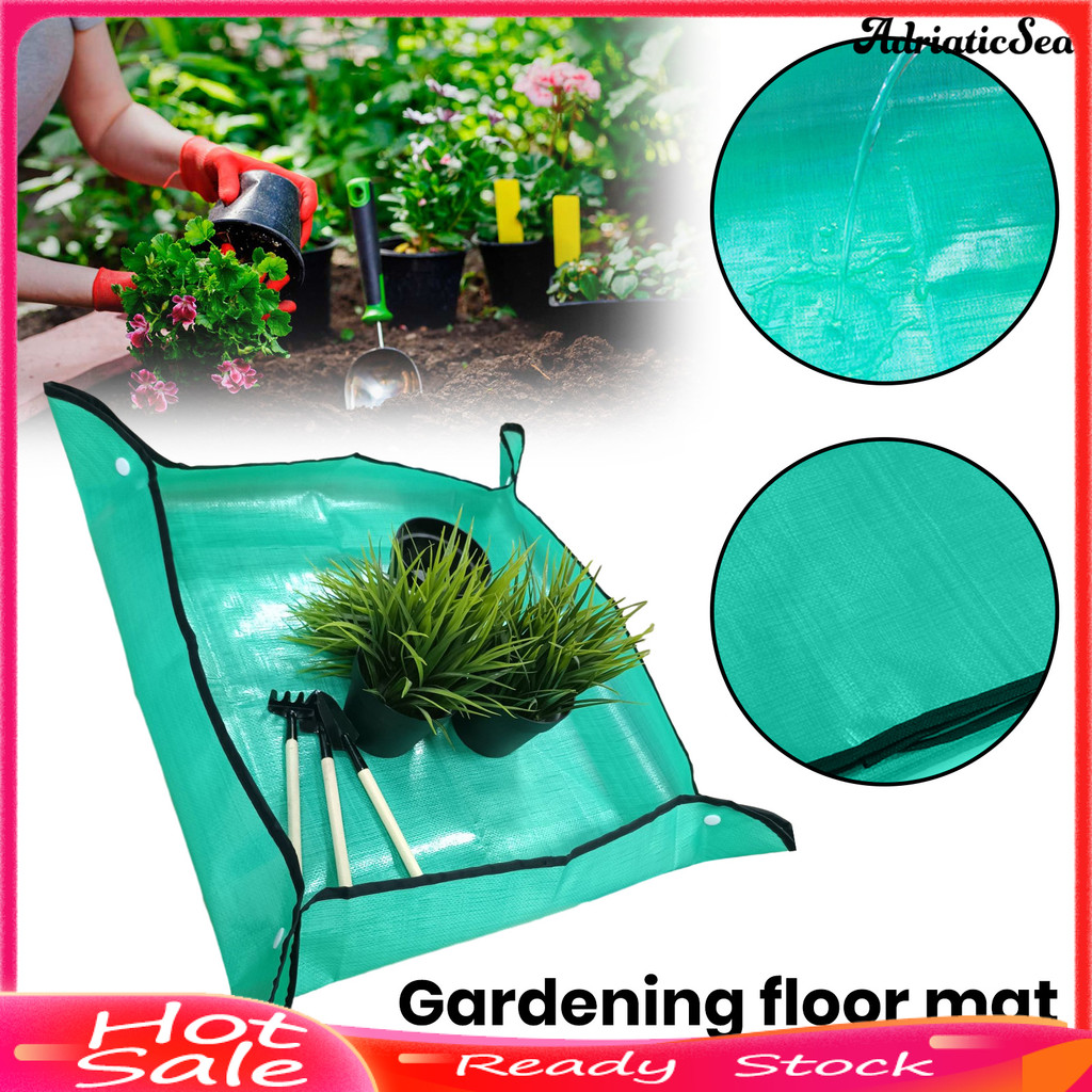 [COD] ในร่มพืช Repotting Mat สําหรับปลูกและปลูกดิน Mess ควบคุมแบบพกพา Potting ถาดพืชอวบน้ําในร่ม
