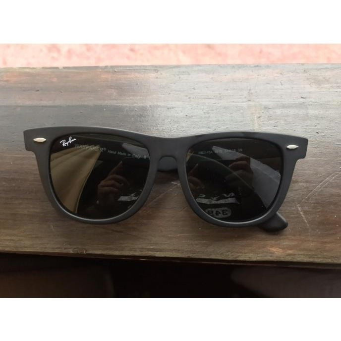 Wayfarer แว่นตาเคลือบสีดำ (Zoff) ขนาด54 orildgi