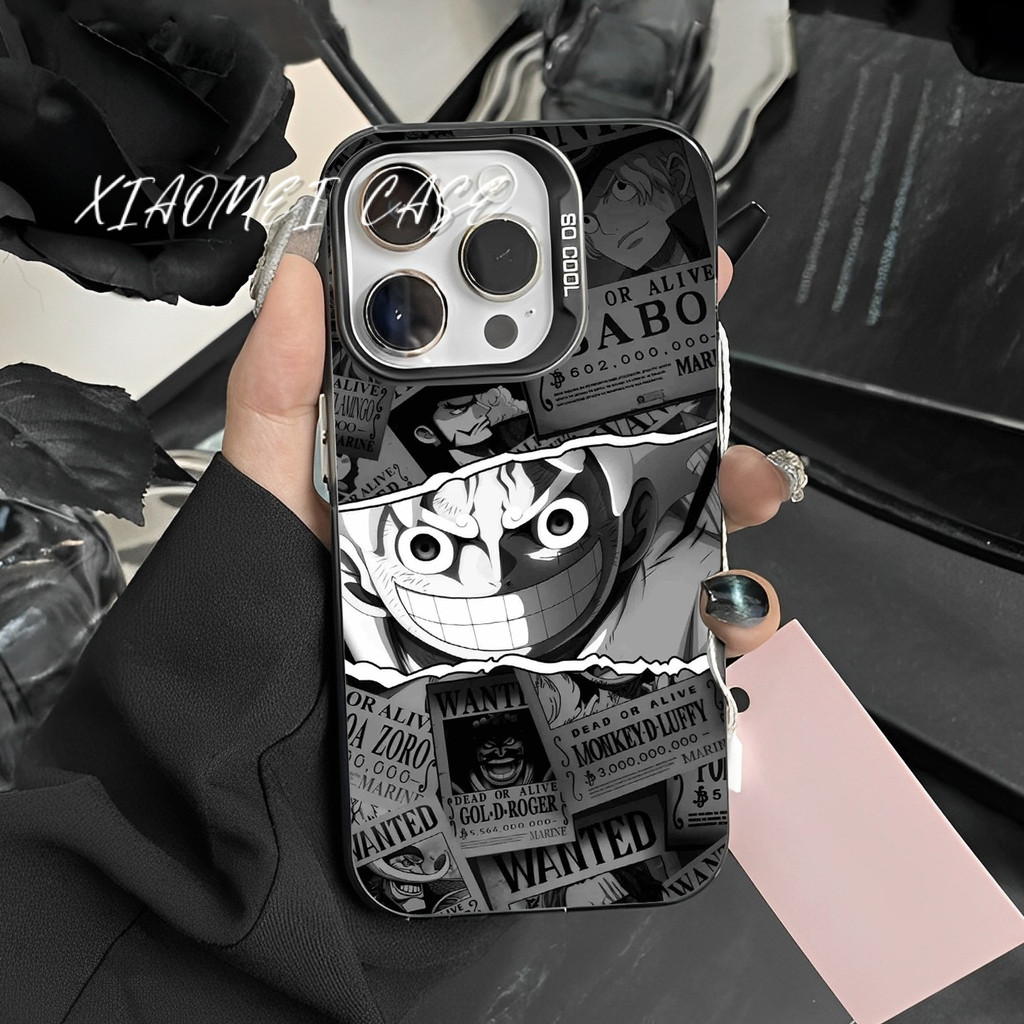 🔥COD🔥วันพีช เคส IPhone 11 12 13 14 15 16 Pro MAX 14 15 16 Plus XR XSmax X 7PLUS เคสโทรศัพท์แฟชั่นอนิเมะผู้ครอบงำ