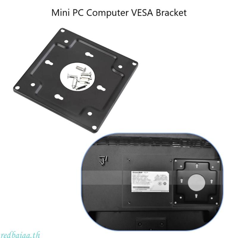 Redbaiaa VESA Mount สําหรับ Mini PC I3 4010U แขวนวงเล็บ VESA วงเล็บติดตั้งกลับ Monitor Mini-Host ติด