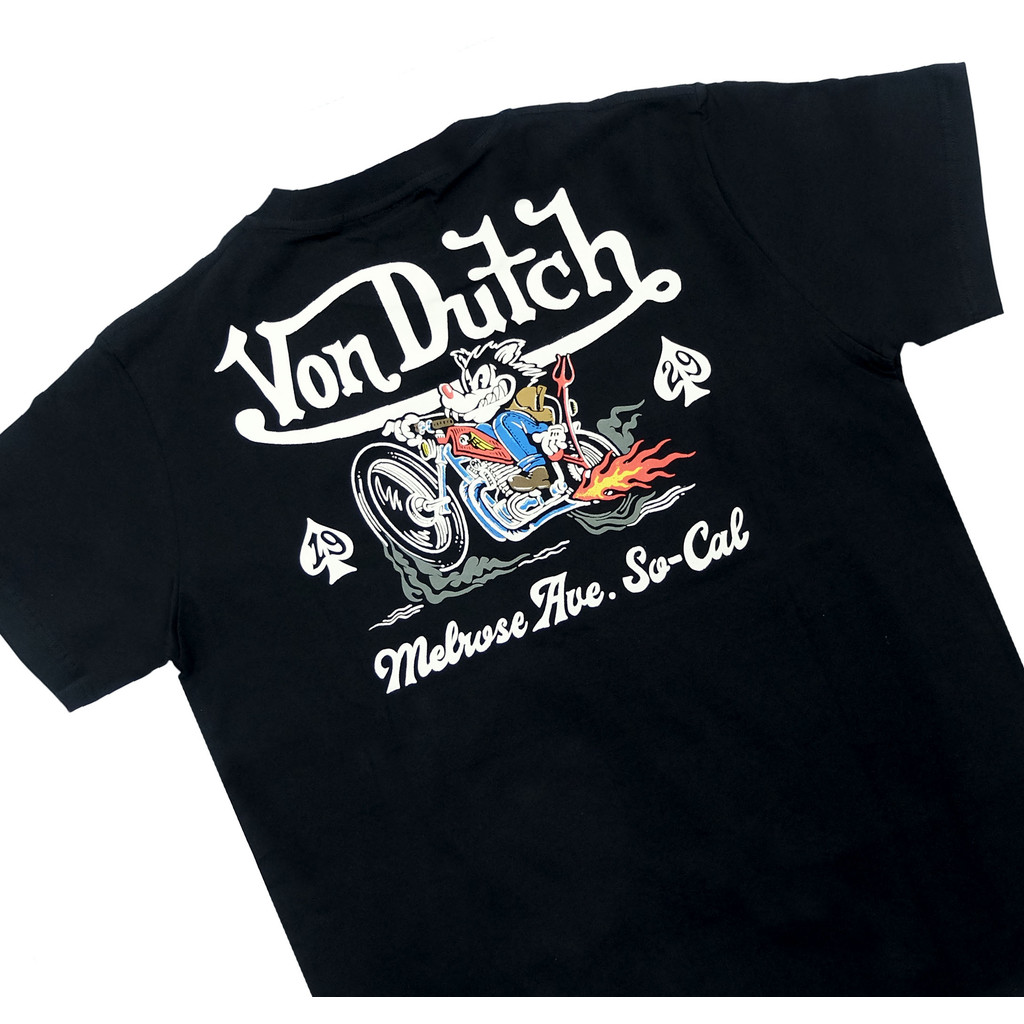 เสื้อยืด Von Dutch 1258 สีดํา