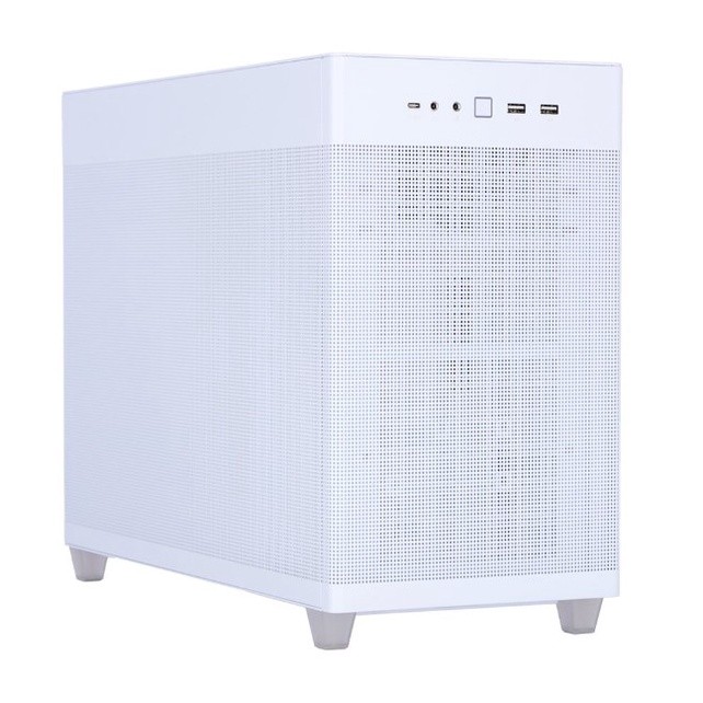 ASUS CASE (เคส) PRIME AP201 MESH (MICRO-ATX) - White รุ่นตะแกรง