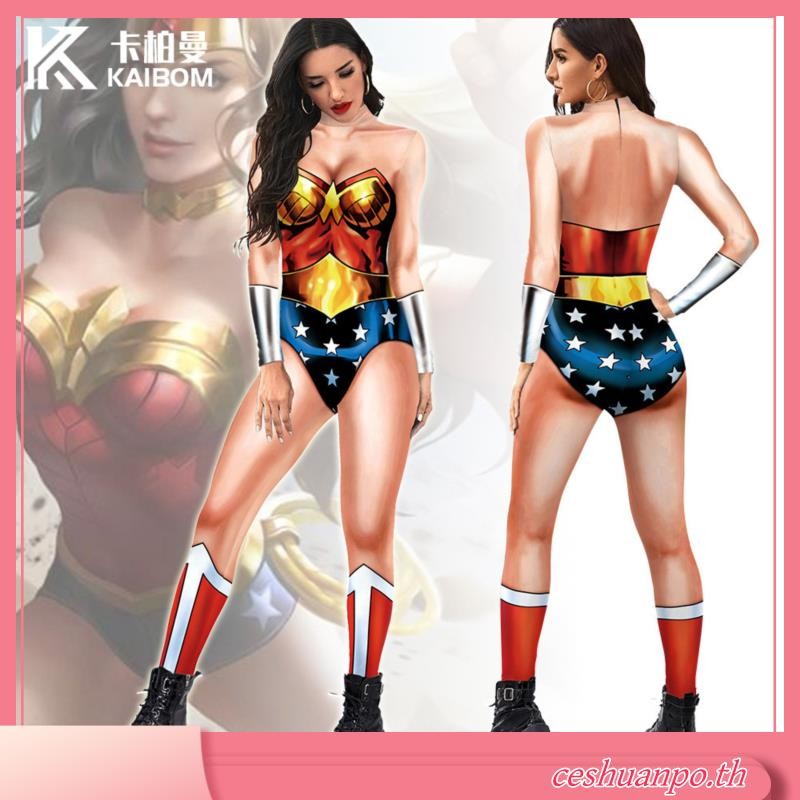 ชุดจั๊มสูท คอสเพลย์ Wonder Woman