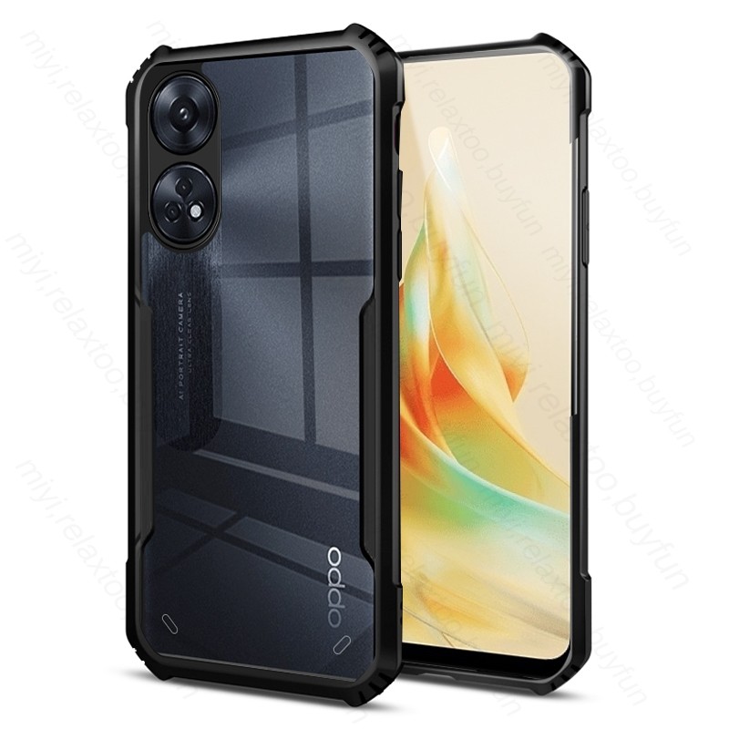 [สต๊อกพร้อม]สําหรับOPPO A80 A98 A78 A58 A58X A78 A59 A79 A94 A95 A54 A74 A93 A55 A57 A77 A57S A77S A77S A57E Anti Fallกรณีโปร่งใส