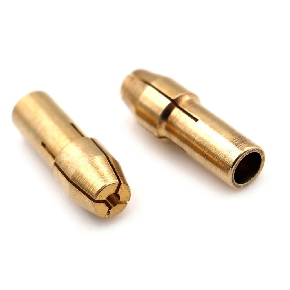 Ziluolan 10 ชิ้น Mini เจาะ Chucks, ทองเหลือง 4.8 มิลลิเมตร Shank เจาะโลหะ Chucks Collet, 0.5 มิลลิเมตร-3.2 มิลลิเมตรเครื่องมือโรตารี่สําหรับ Dremel ราคา ถูกที่สุด ดีลบีเคเค แกลเลอรีภาพที่ 8