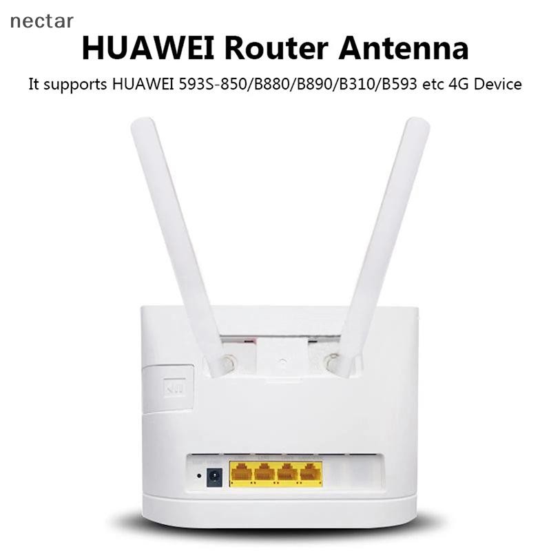 Tar 2 ชิ้น/ล็อต 4G เสาอากาศ 10dBi SMA ชาย 700-2700MHz สําหรับ 4G LTE Router Wifi เสาอากาศ N