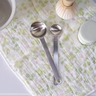 Omocha | Measuring Spoon ช้อนตวงสแตนเลส 304 5ml 15ml Coffee Scoop ช้อนตวงกาแฟ ชา เครื่องปรุง อเนกประสงค์