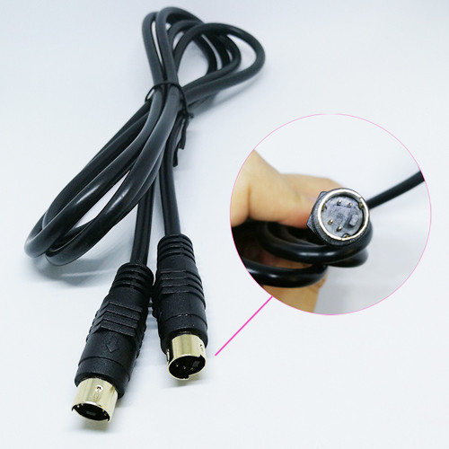 4 Pin Mini DIN Plug MD4 ชายชายสาย 1.5M 590-0616-A สําหรับ Apple Desktop Bus Macintosh ADB คีย์บอร์ด