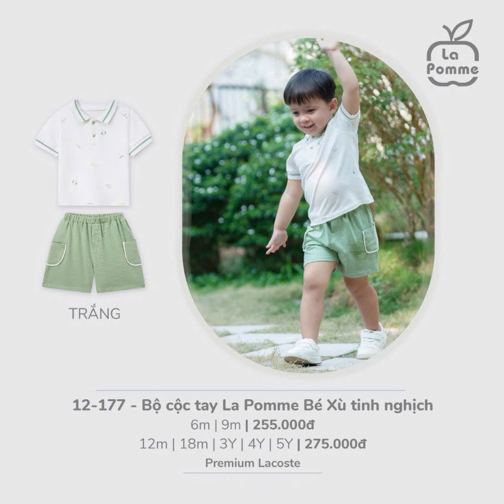 La Pomme SS25 La Pomme Naughty Ruffled Baby Sleeve Set 6m-5y T6.0