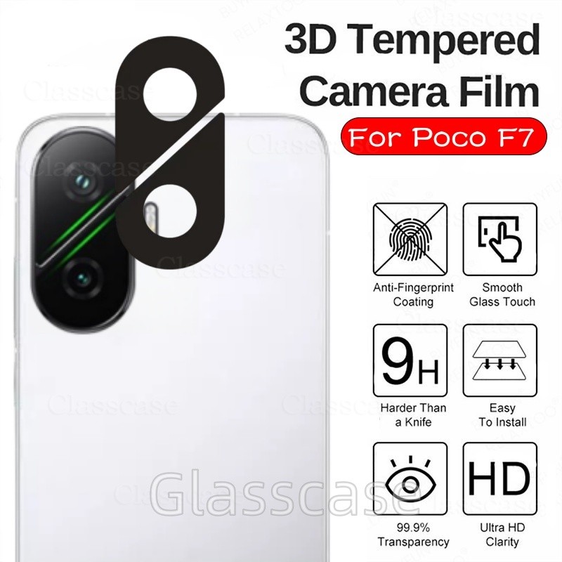 Xiaomi Poco F7 2025 1-3Pcs ฟิล์มกันรอยกล้องสําหรับ Xiaomi Poco F7 F 7 pro ultra F7pro F7ultra PocoF7