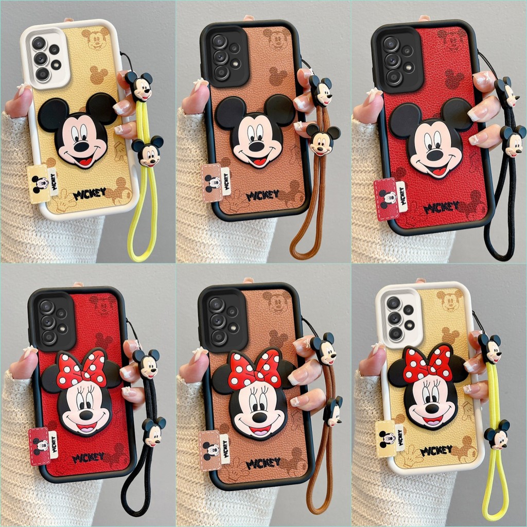 เคส SAMSUNG A53 A33 A23 หนังน่ารักอะนิเมะซิลิโคนนุ่มกรณีโทรศัพท์