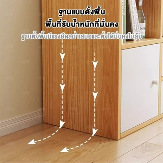 ชั้นวางหนังสือ ชั้นวางของในห้องนั่งเล่น มัลติฟังก์ชันใช้เป็นโต๊ะแต่งหน้าในห้องนอนได้ รับน้ำหนักได้ 300 กิโลกรัม
