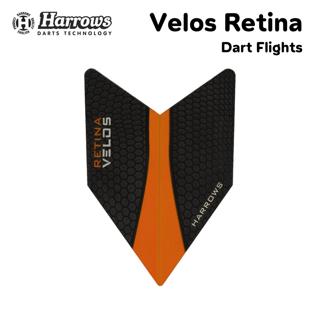 ปีกลูกดอกปาเป้า Harrows VELOS Retina Dart Flights หางลูกดอก 3pcs/pack