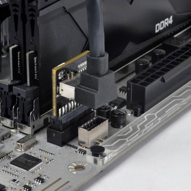 Banjojo USB3 1 20pin to USB3 0 19 20pin อะแดปเตอร์ภายใน 19Pin Header to Type C 20Pin แผงด้านหน้าสําห